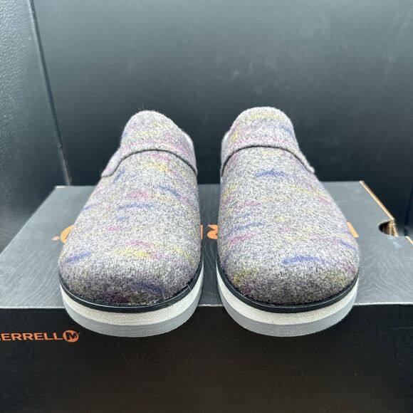 Merrell Juno Clog Wool Womens Size 6.5 Slippers Gray Slip On Shoes J002274 - Picture 3 of 8